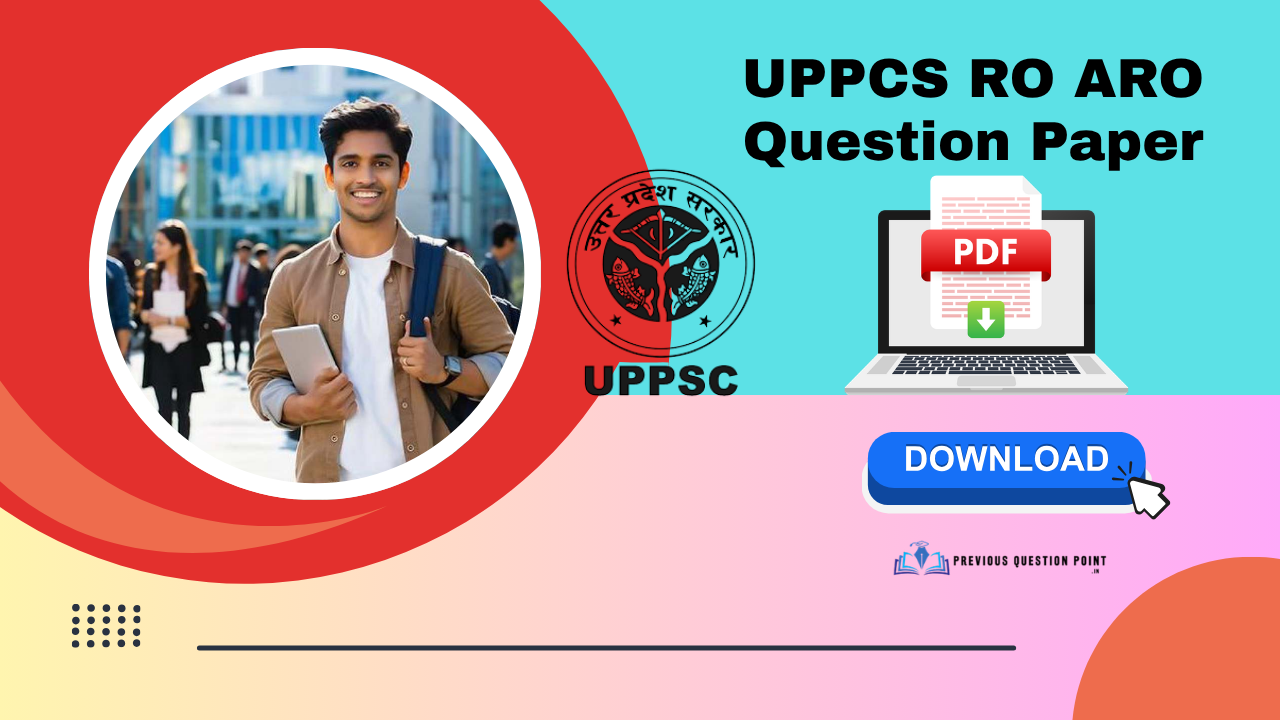 UPPSC RO ARO Previous Year Question Paper Download PDF