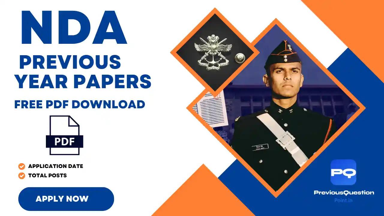 NDA Previous Year Papers With Solution, Download PDF